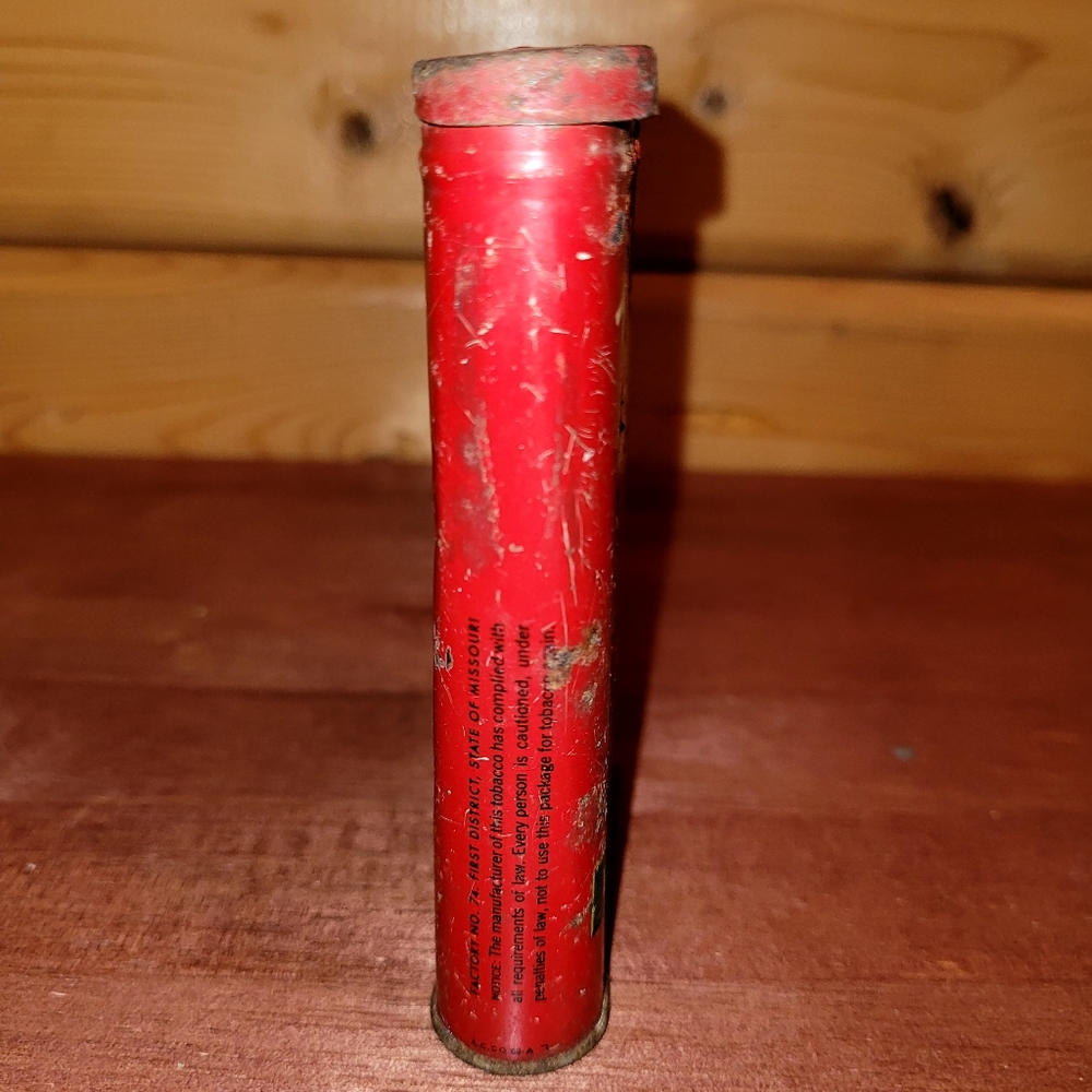Vintage Velvet Tobacco Tin "Made from the best sun ripened Kentucky Burley..." - Picture 4 of 11